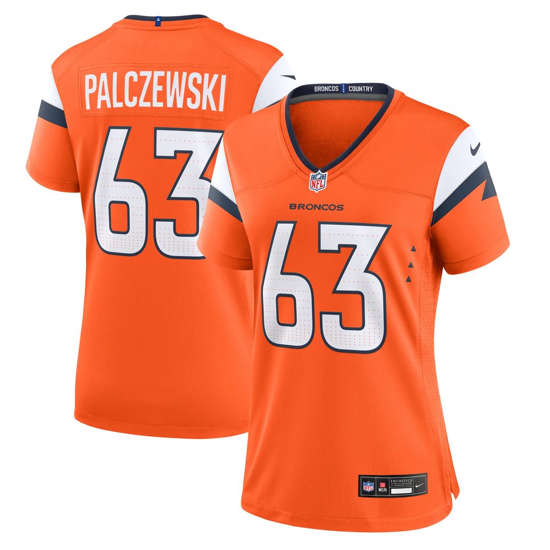 Alex Palczewski Denver Broncos Women's Team Jersey - Orange