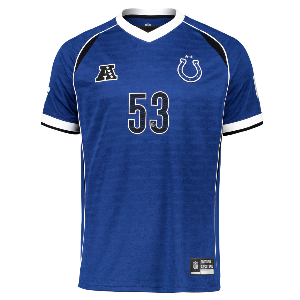 Indianapolis Colts Youth Football x Football V-Neck Fan Top - Royal