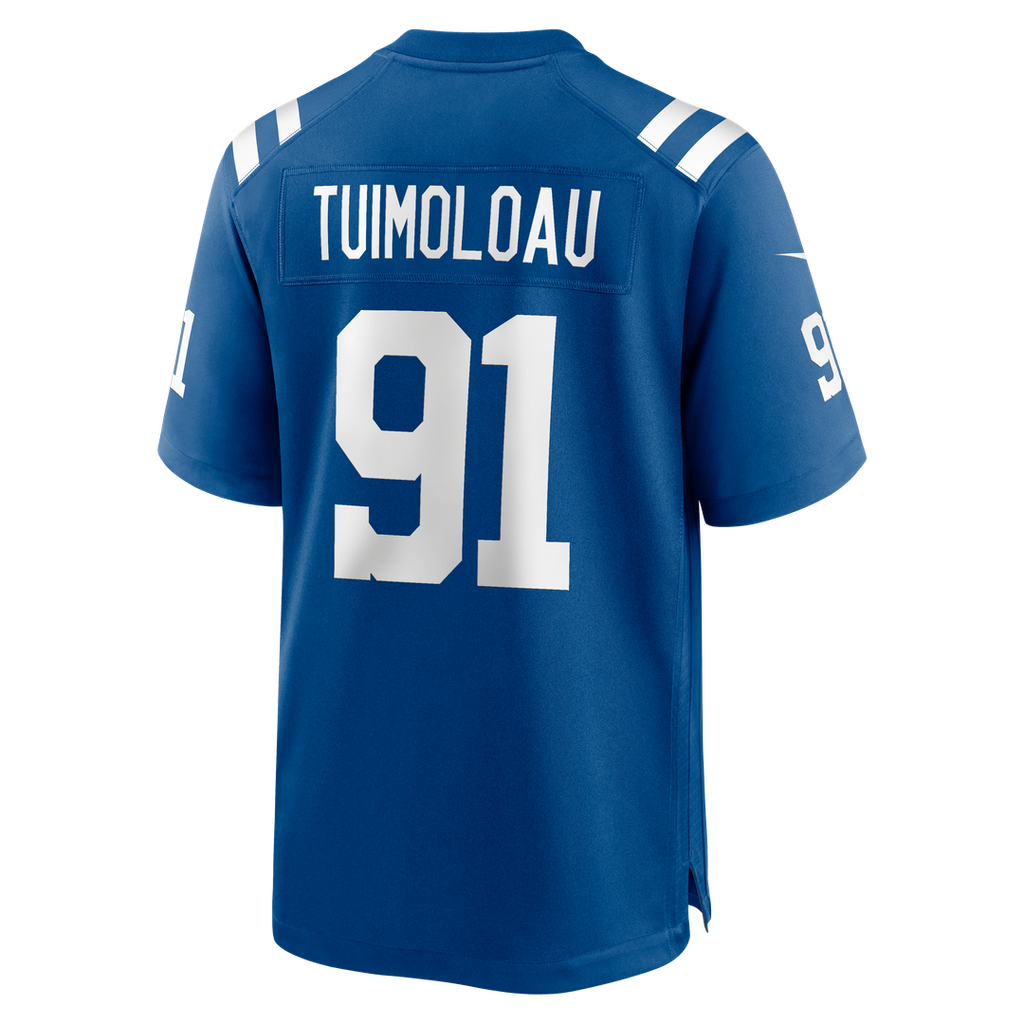 JT Tuimoloau Indianapolis Colts Team Jersey - Royal