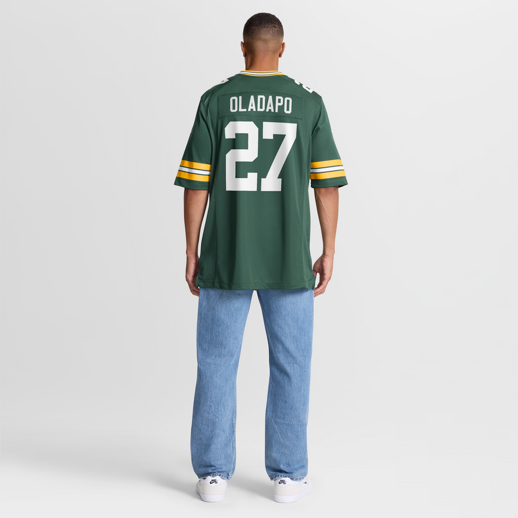 Kitan Oladapo Green Bay Packers Jersey - Green