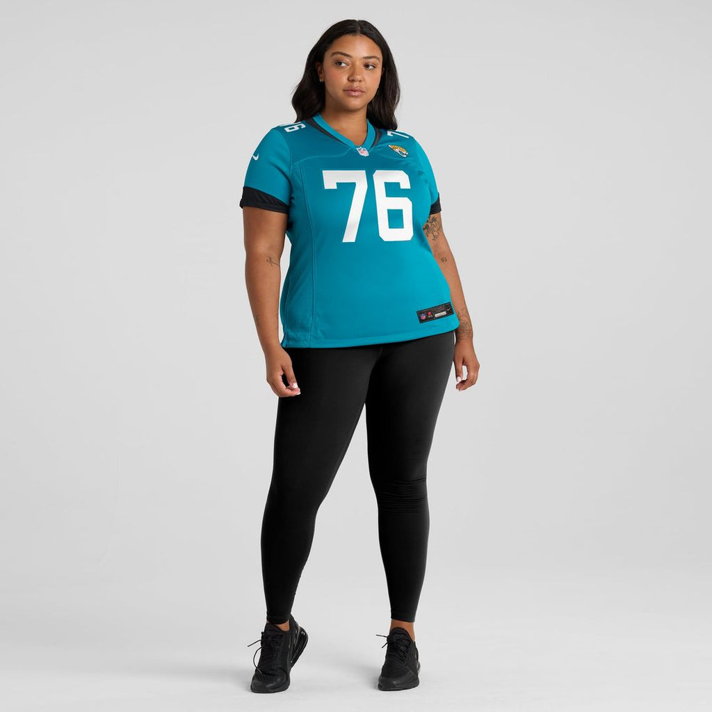 Ezra Cleveland Jacksonville Jaguars Women's Jersey - Teal