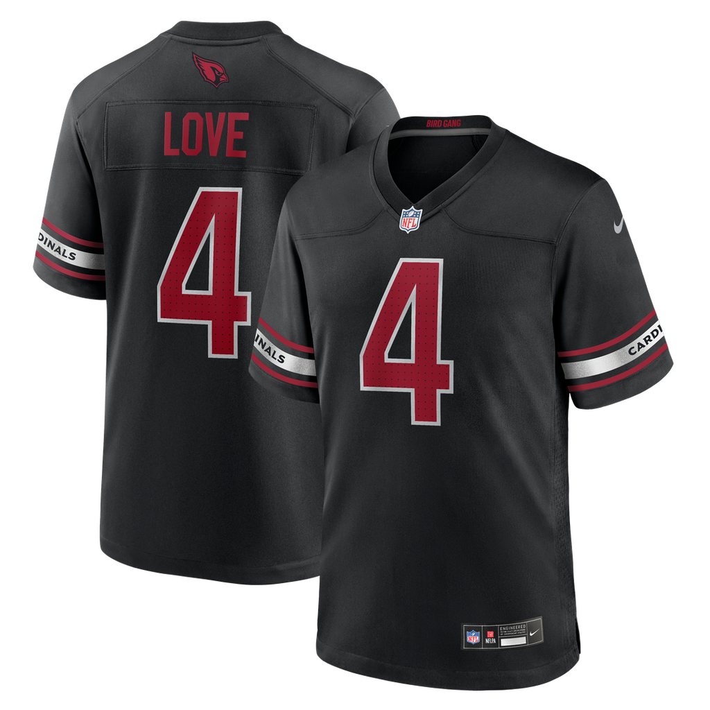 Jeremiyah Love Arizona Cardinals Alternate Jersey - Black
