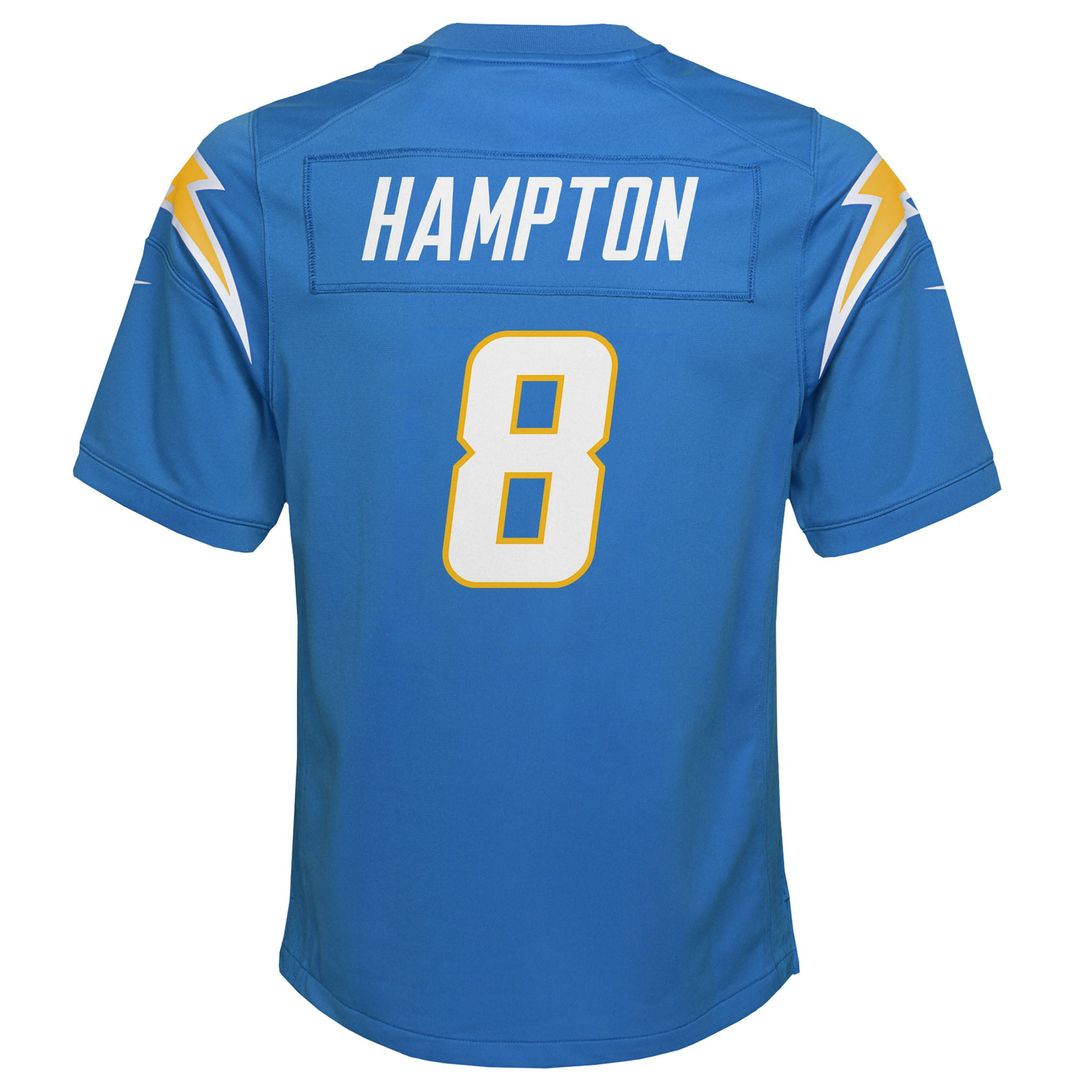 Omarion Hampton Los Angeles Chargers Youth Team Jersey - Powder Blue