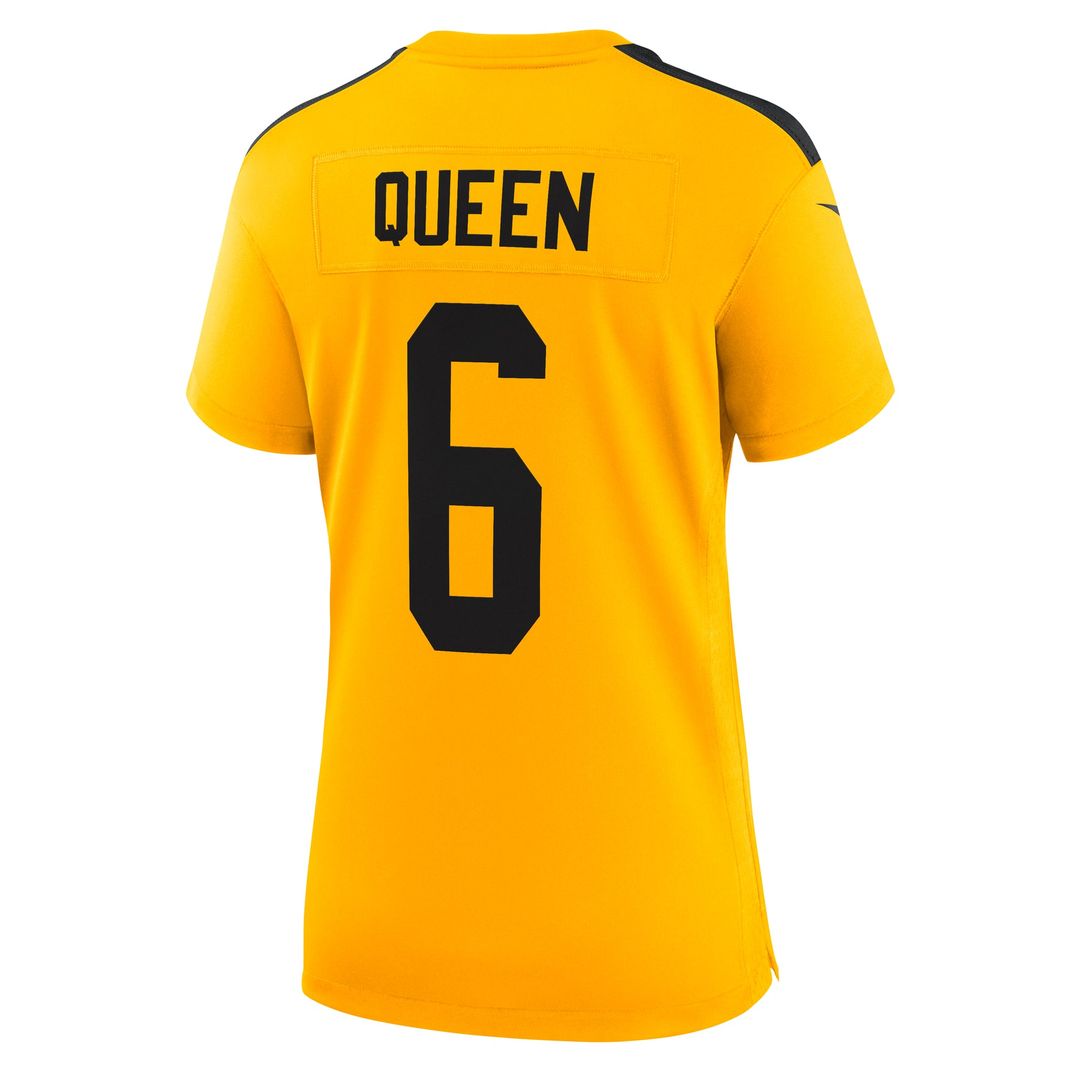 Patrick Queen Pittsburgh Steelers Women's Alternate 1933 Throwback Jersey - Gold