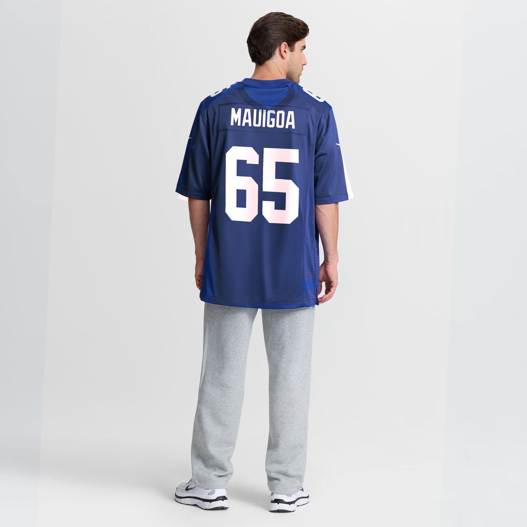 Francis Mauigoa New York Giants Team Jersey - Royal