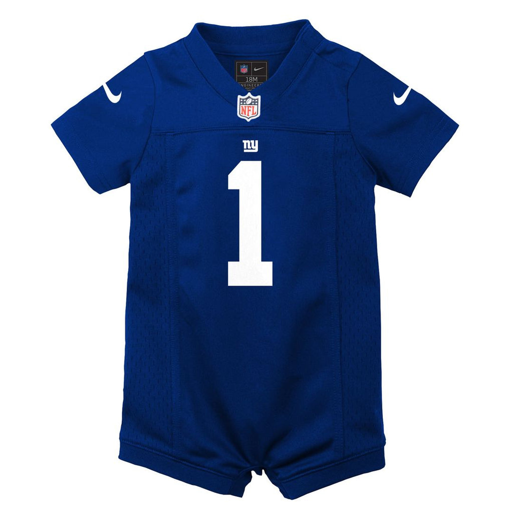 Malik Nabers New York Giants Newborn Romper Jersey - Royal