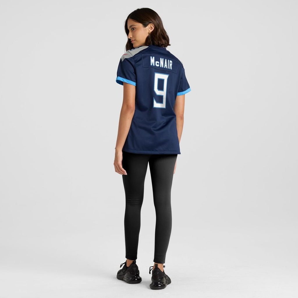 Steve McNair Tennessee Titans Women's Game Retired Player Jersey - Navy