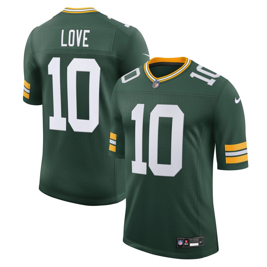 Love Green Bay Packers Team Jersey - Green
