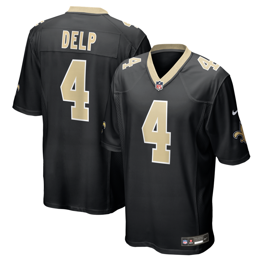 Oscar Delp New Orleans Saints Team Jersey - Black