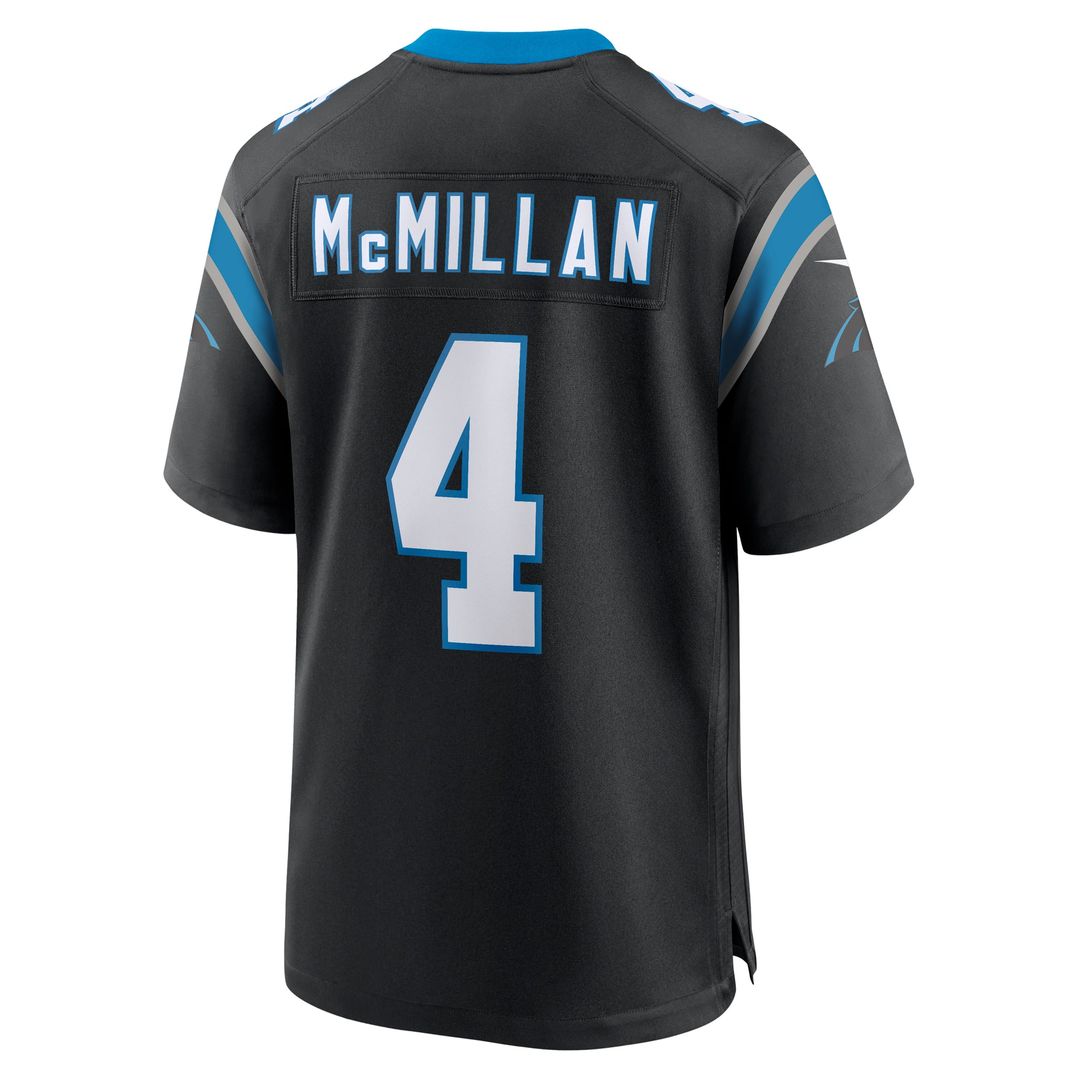 Tetairoa McMillan Carolina Panthers Team Jersey - Black