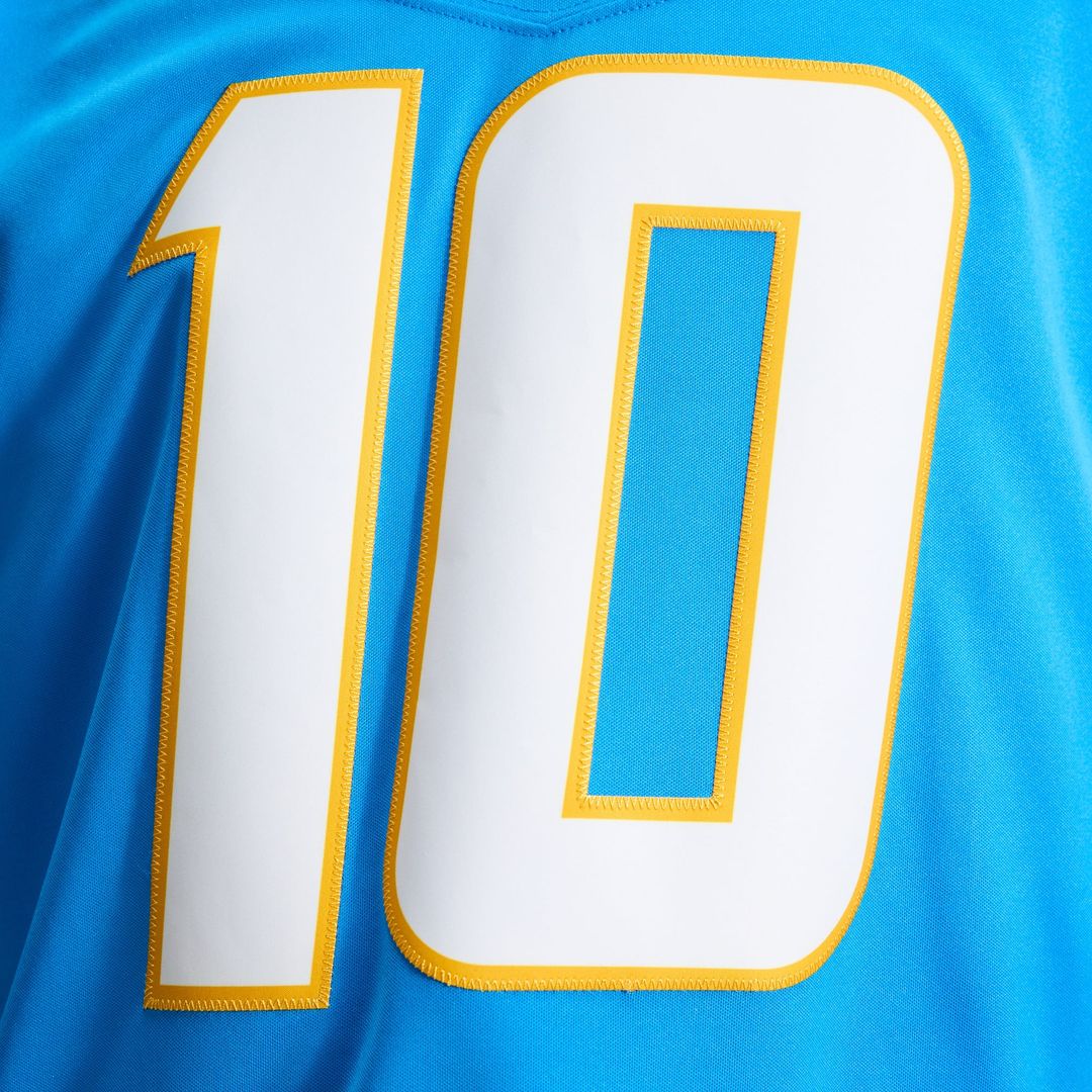 Justin Herbert Los Angeles Chargers Alternate Super Chargers Stitched Jersey - Navy