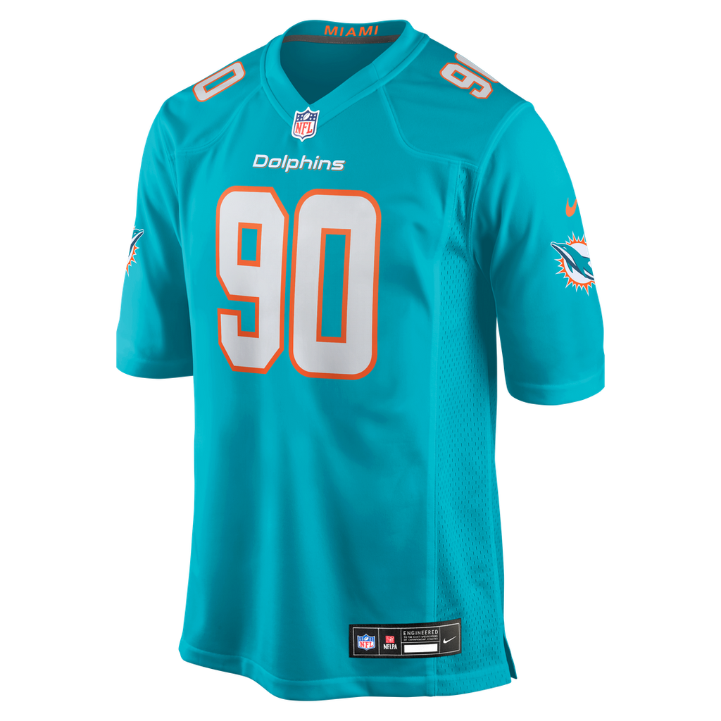 Kenneth Grant Miami Dolphins Team Jersey - Aqua