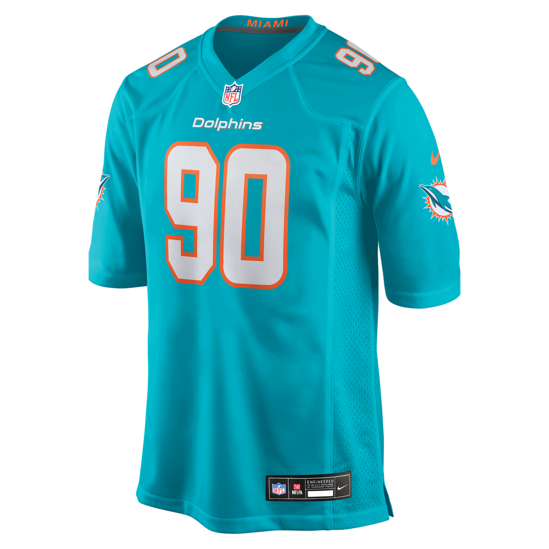 Kenneth Grant Miami Dolphins Team Jersey - Aqua