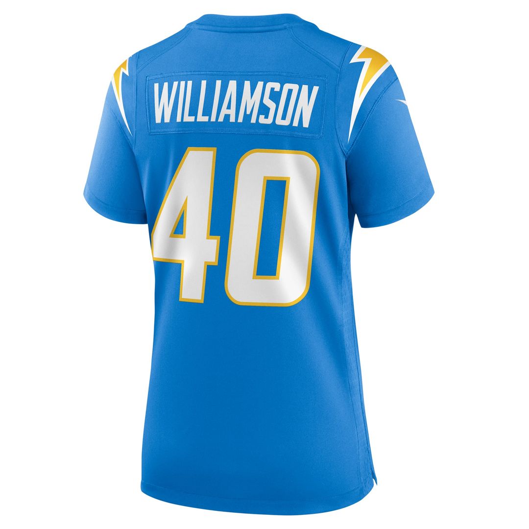 Kendall Williamson Los Angeles Chargers Women's Team Jersey - Powder Blue