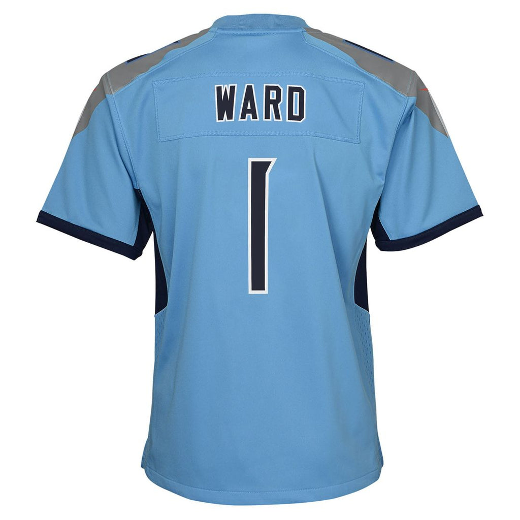 Cameron Ward Tennessee Titans Youth Team Jersey - Light Blue