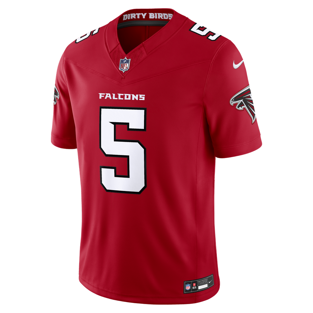 Drake London Atlanta Falcons Team Stitched Jersey - Red
