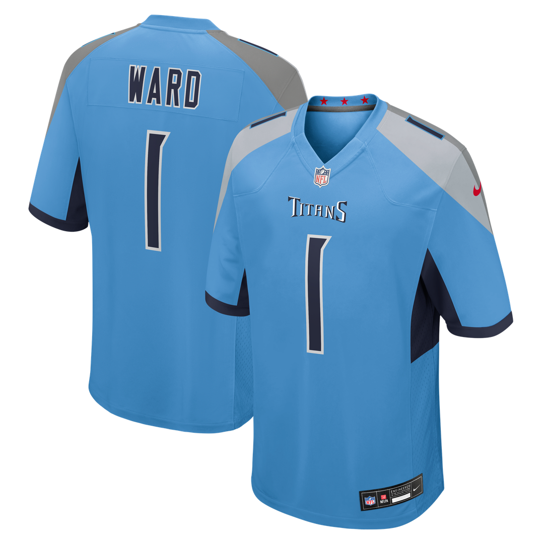 Cameron Ward Tennessee Titans Team Jersey - Light Blue