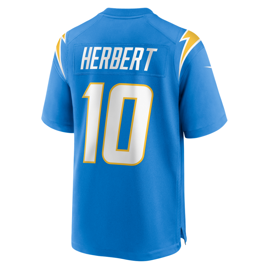 Justin Herbert Los Angeles Chargers Player Jersey - Powder Blue