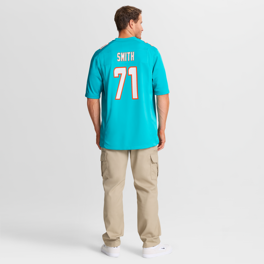Kion Smith Miami Dolphins Jersey - Aqua