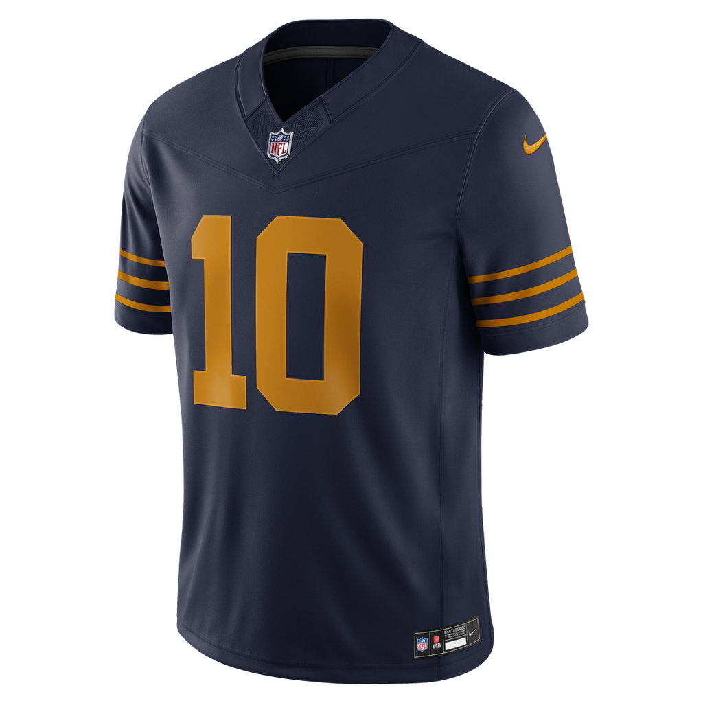 Love Green Bay Packers Alternate Stitched Jersey - Navy