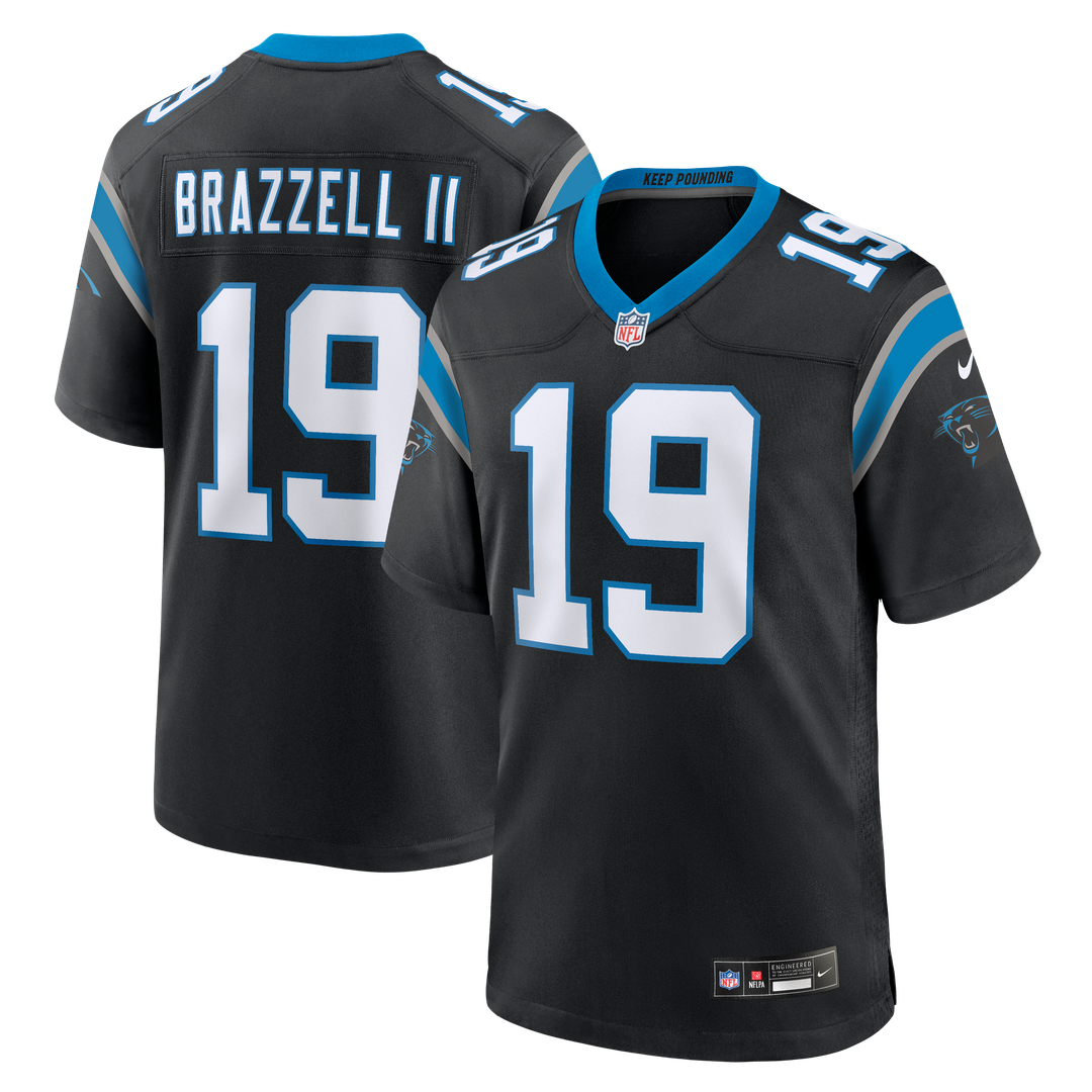Chris Brazzell II Carolina Panthers Team Jersey - Black