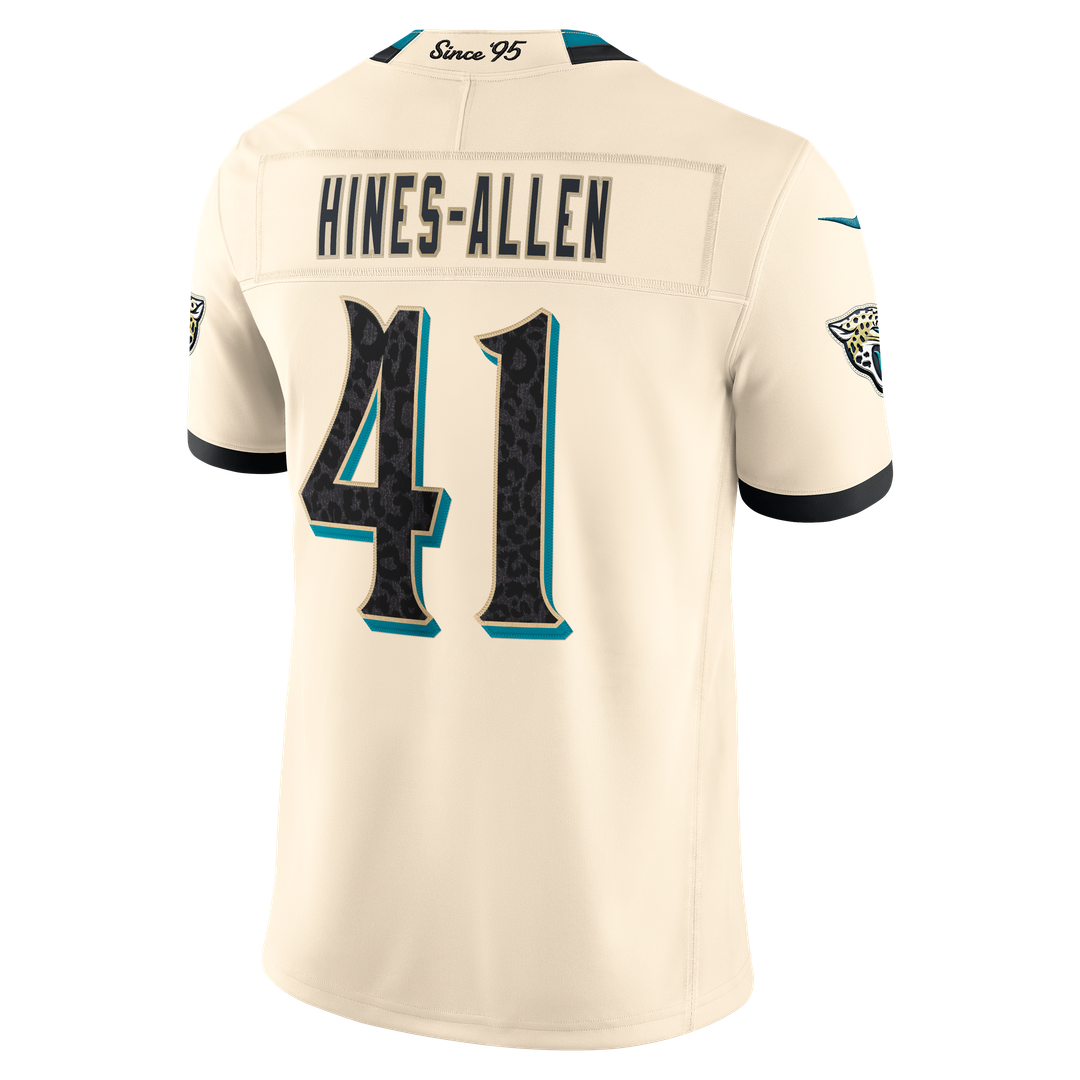 Josh Hines-Allen Jacksonville Jaguars 2026 Rivalries Collection Stitched Jersey - Natural