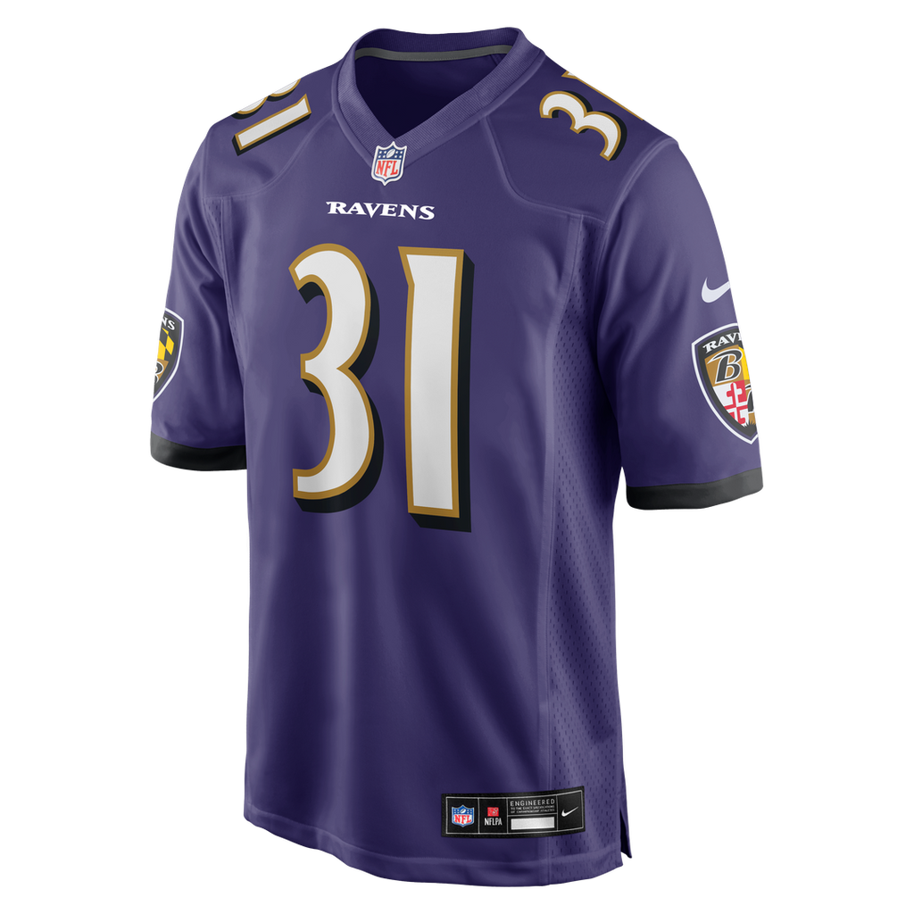 Jamal Lewis Baltimore Ravens Game Retired Player Jersey - Purple
