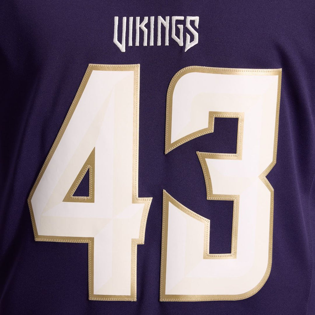 Andrew Van Ginkel Minnesota Vikings 2026 Rivalries Collection Stitched Jersey - Purple