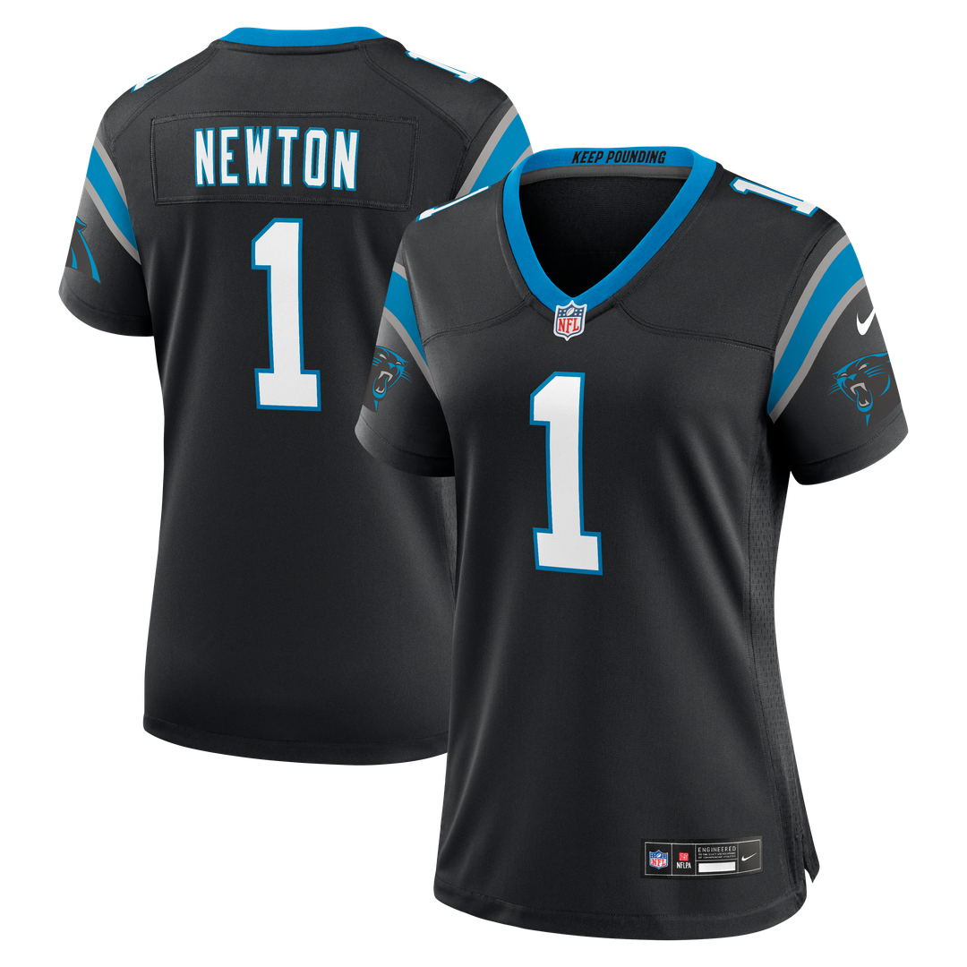 Cam Newton Carolina Panthers Women's Team Retired Jersey - Black