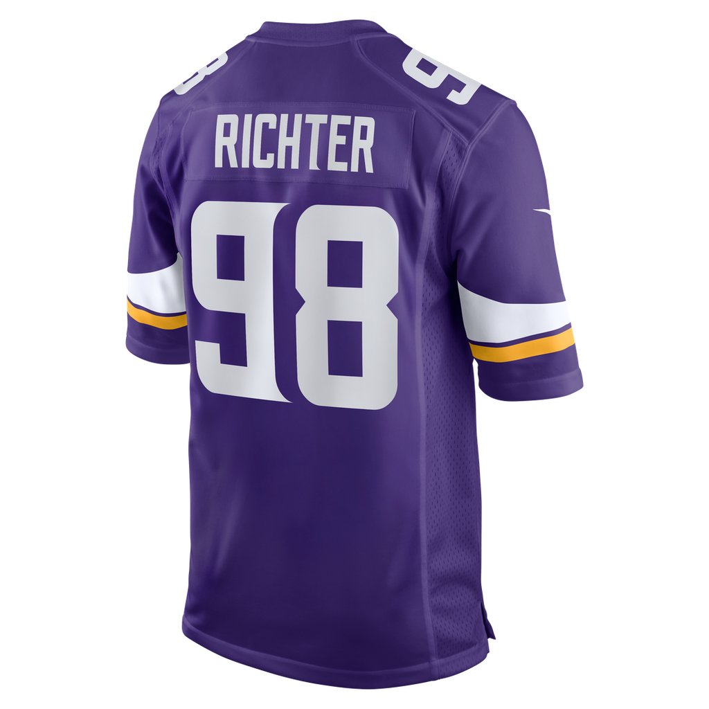 Bo Richter Minnesota Vikings Team Jersey - Purple