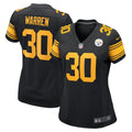 Jaylen Warren Pittsburgh Steelers Women's Alternate Jersey - Black