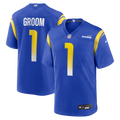 Number 1 Groom Los Angeles Rams Jersey - Royal