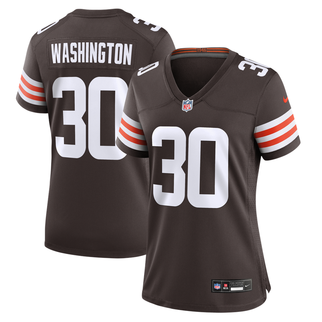 Zion Washington Cleveland Browns Women's Team Jersey - Brown