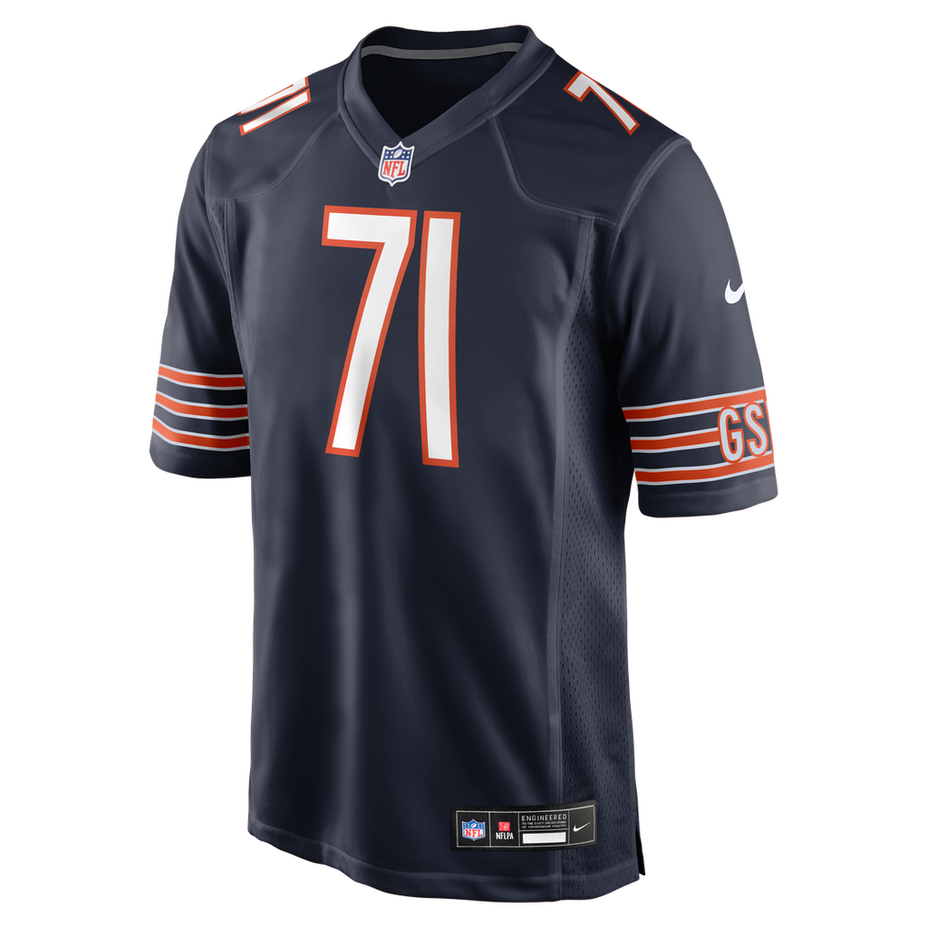 Jedrick Wills Jr. Chicago Bears Team Jersey - Navy