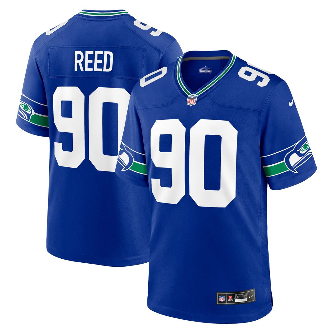 Jarran Reed Seattle Seahawks Alternate Jersey - Royal
