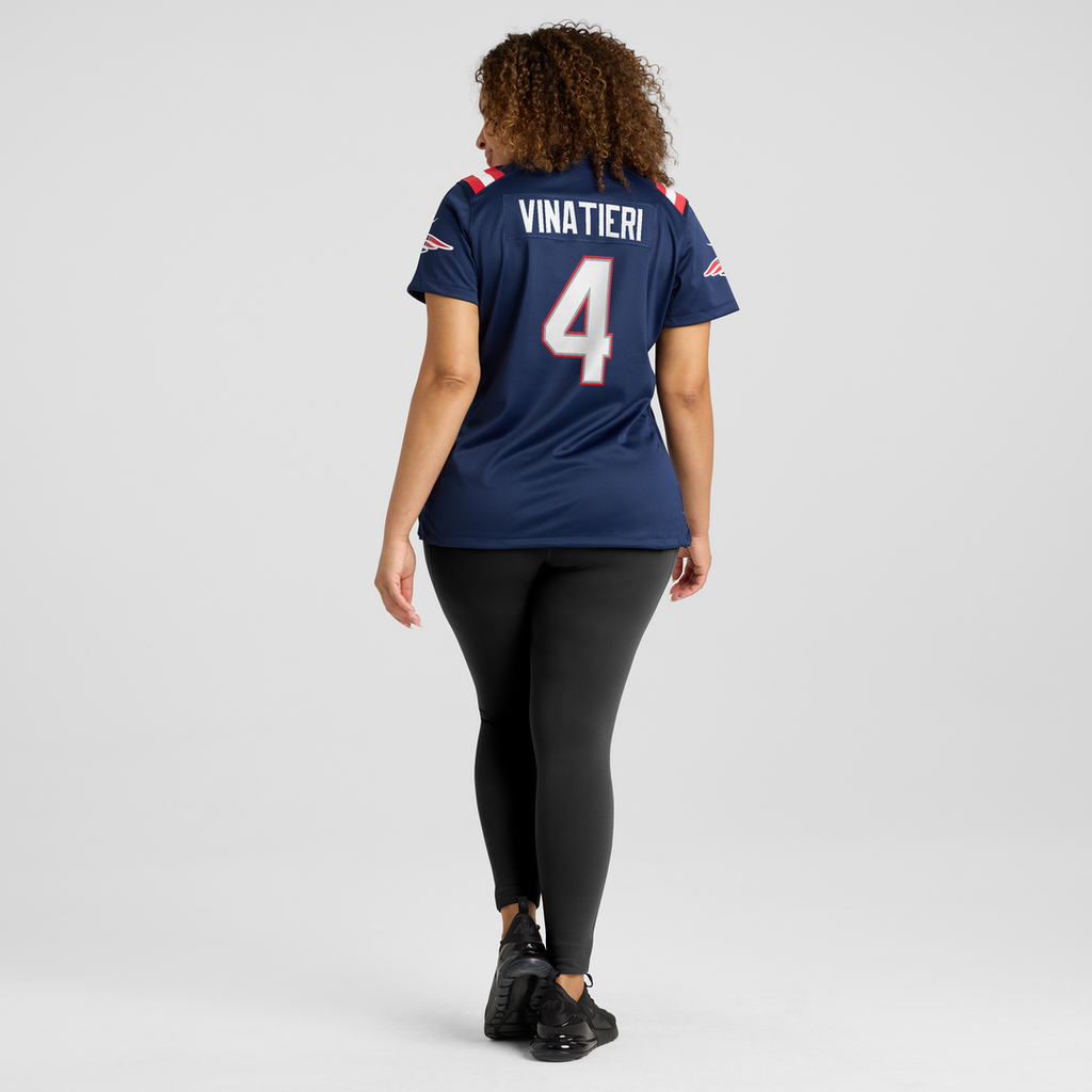 Adam Vinatieri New England Patriots Women's Team Retired Jersey - Navy