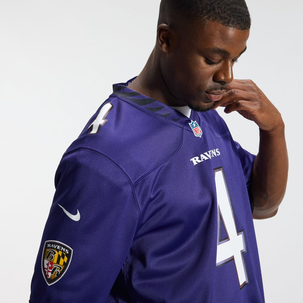 Zay Flowers Baltimore Ravens Team Jersey - Purple