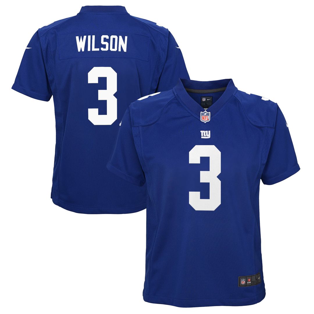 Russell Wilson New York Giants Youth Jersey - Royal