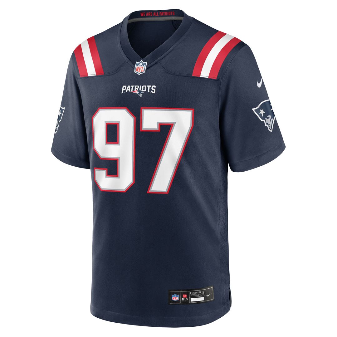 Milton Williams New England Patriots Team Jersey - Navy