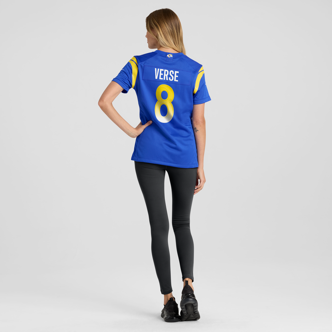 Jared Verse Los Angeles Rams Women's Jersey - White