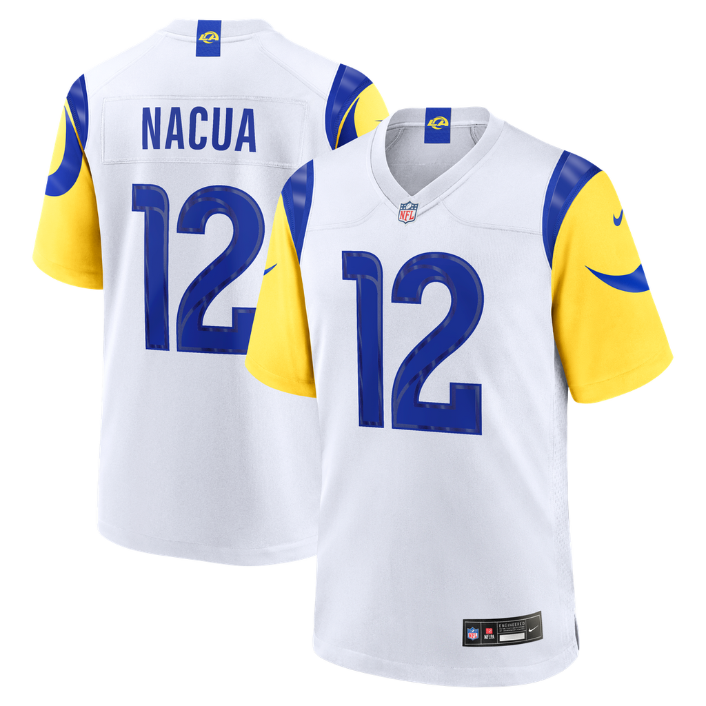 Puka Nacua Los Angeles Rams White Jersey - White