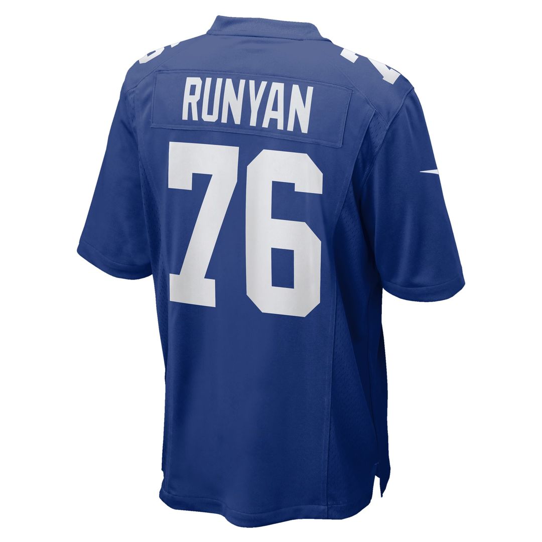 Jon Runyan New York Giants Team Jersey - Royal