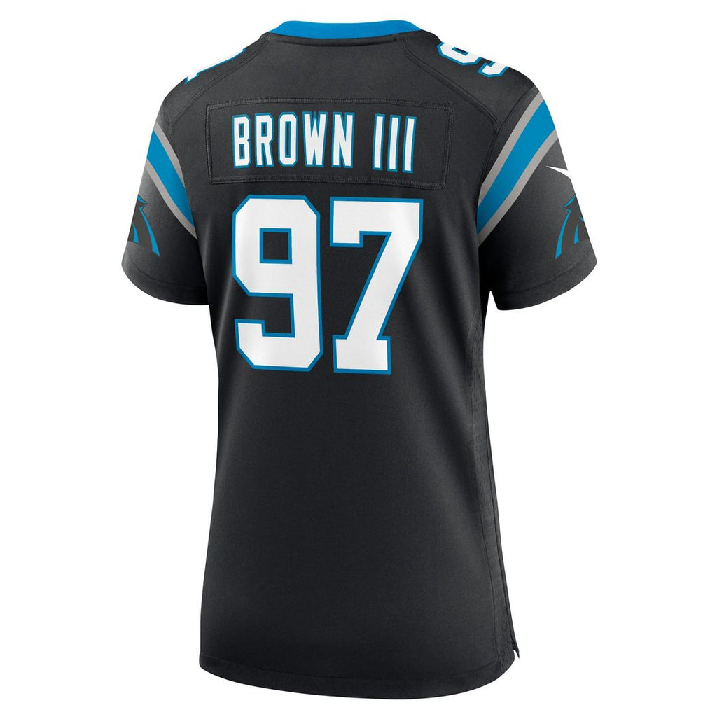 Bobby Brown III Carolina Panthers Women's Team Jersey - Black
