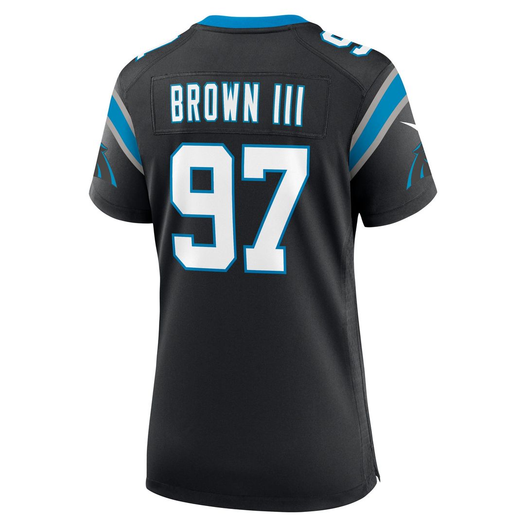 Bobby Brown III Carolina Panthers Women's Team Jersey - Black