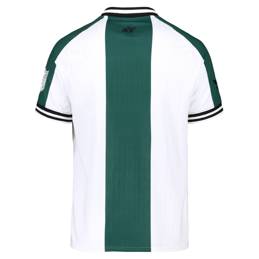 New York Jets Youth Football x Football V-Neck Fan Top - White