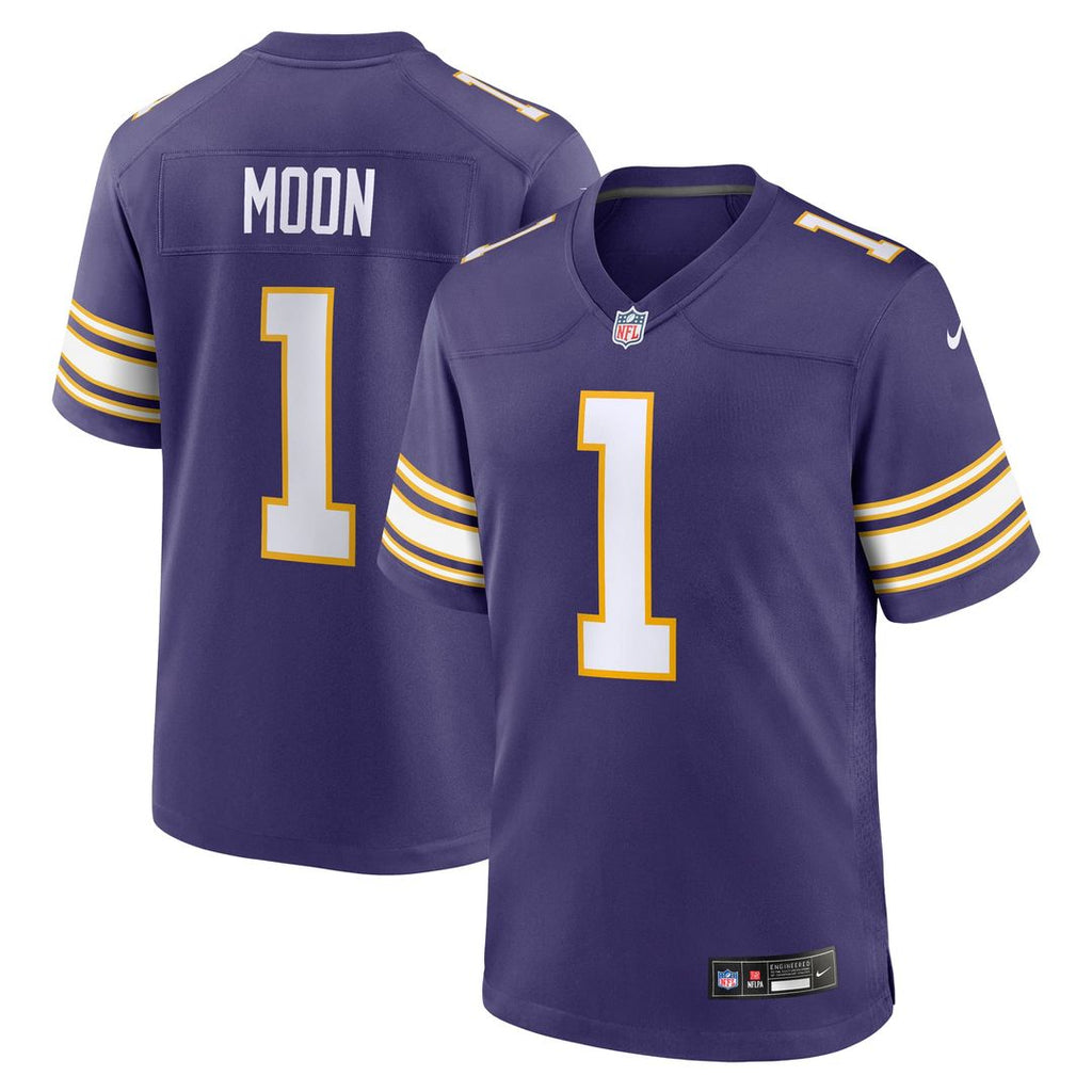 Warren Moon Minnesota Vikings Retired Player Alternate Jersey - Purple