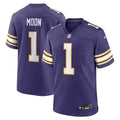 Warren Moon Minnesota Vikings Retired Player Alternate Jersey - Purple