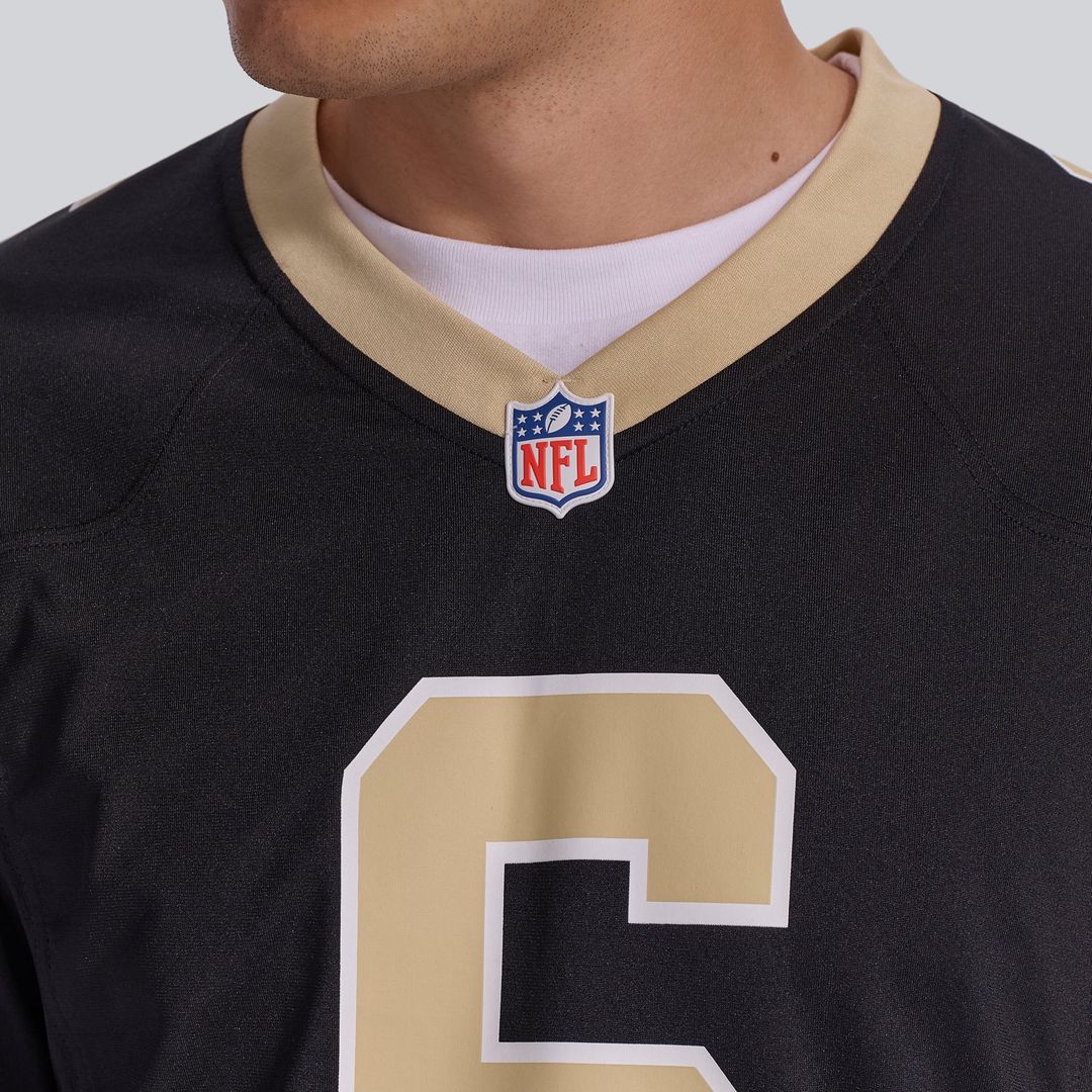 Tyler Shough New Orleans Saints Jersey - Black