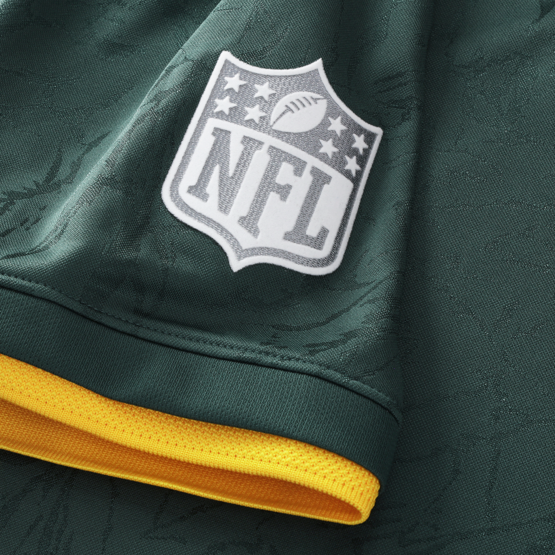 Green Bay Packers Youth Football x Football V-Neck Fan Top - Green