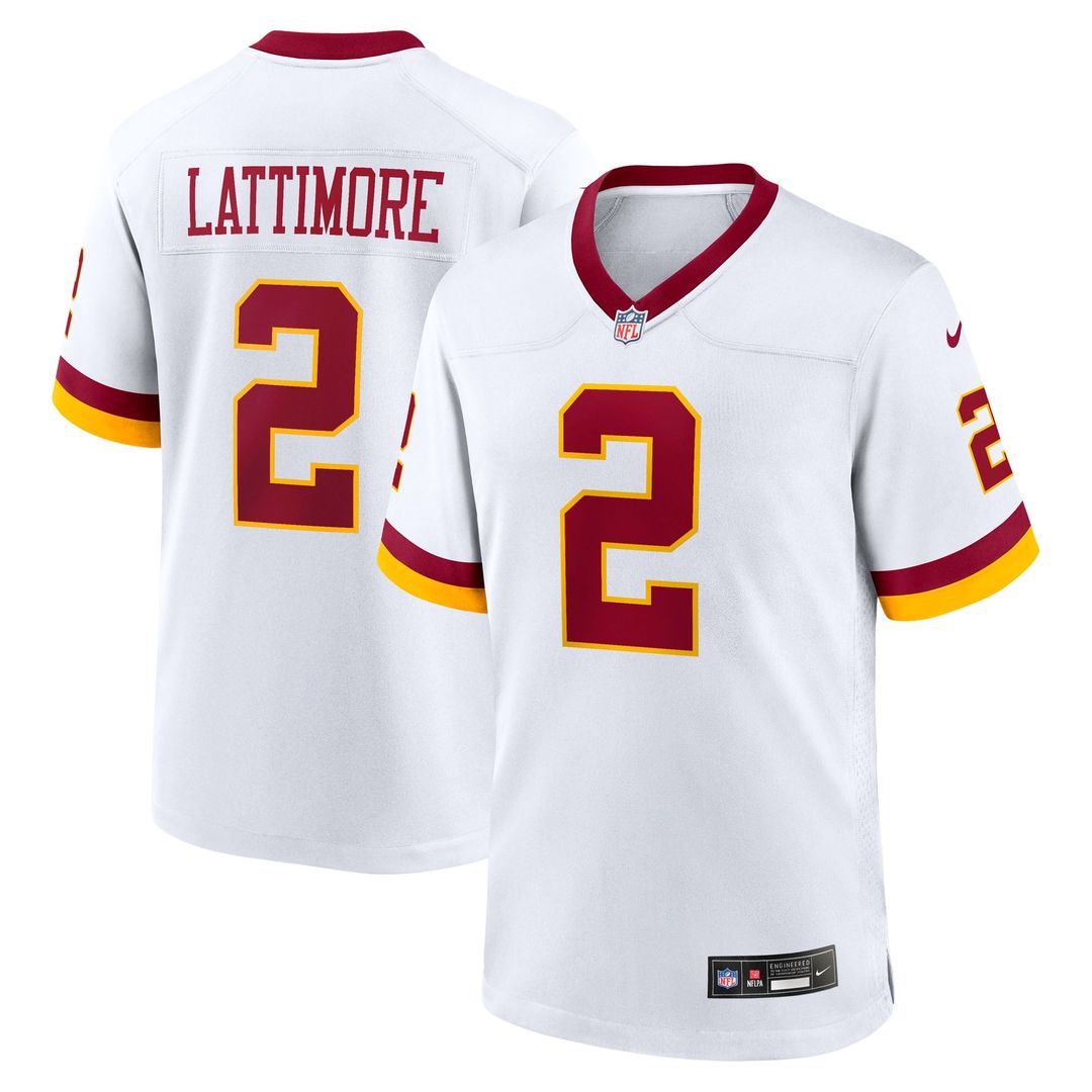 Marshon Lattimore Washington Commanders Game Championship Era Jersey - White